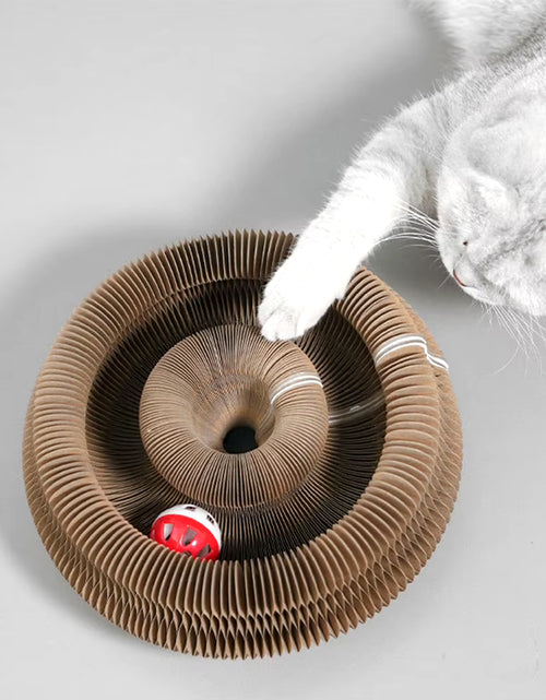 Load image into Gallery viewer, Purrfectscratch Magic Organ Cat Scratching Board – Interactive Claw Grinder &amp; Fun Toy for Cats
