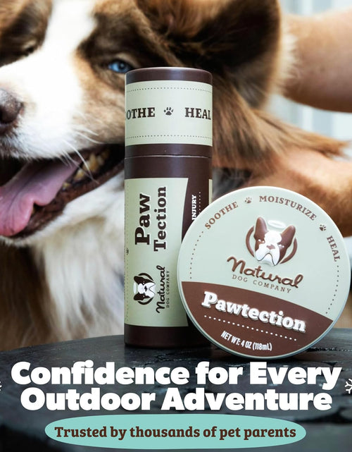 Load image into Gallery viewer, Pawtection Dog Paw Balm, Protects Paws from Hot Surfaces, Sand, Salt, &amp; Snow, Organic, All Natural Ingredients
